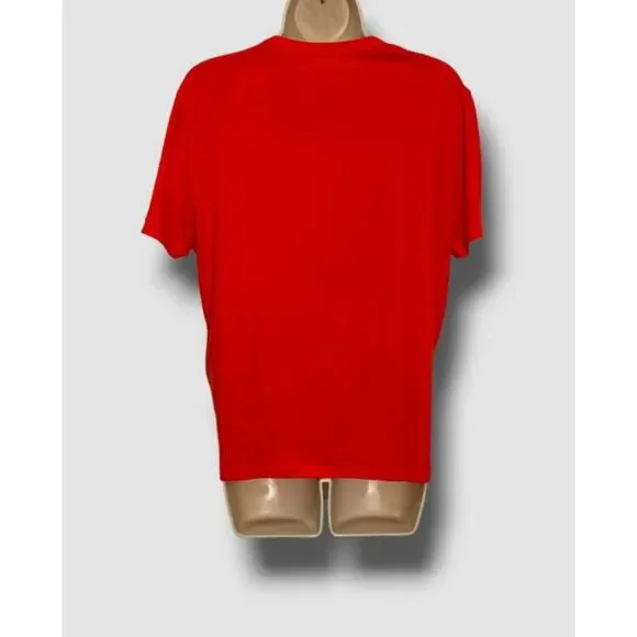 $133 Majestic Filatures Women's Orange Cotton Semi-Relaxed Crewneck Tee Size 2 - Picture 3 of 4